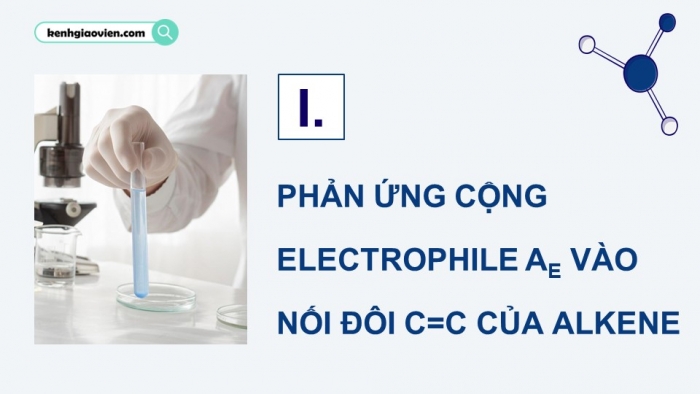 Giáo án điện tử chuyên đề hóa học 12 kết nối bài 3: Cơ chế phản ứng cộng