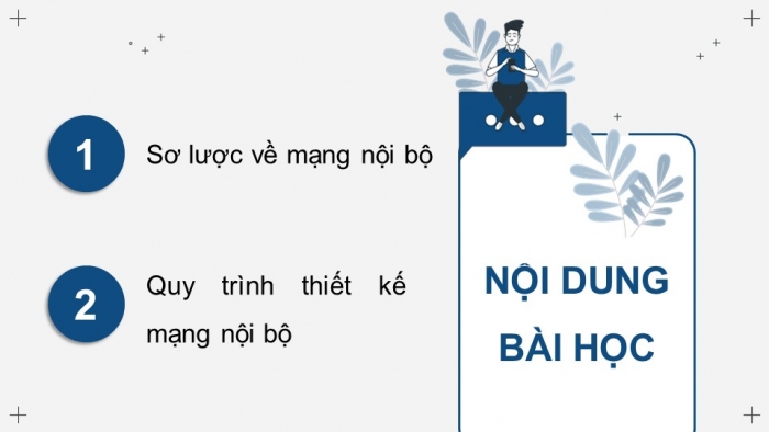 Giáo án điện tử Khoa học máy tính 12 chân trời Bài B6: Thiết kế mạng nội bộ