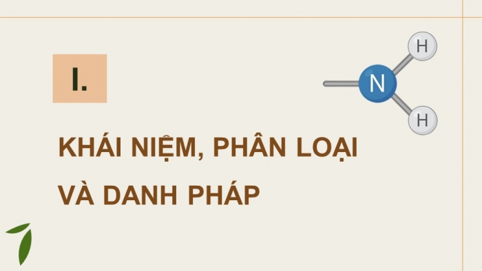 Giáo án điện tử Hóa học 12 cánh diều Bài 5: Amine