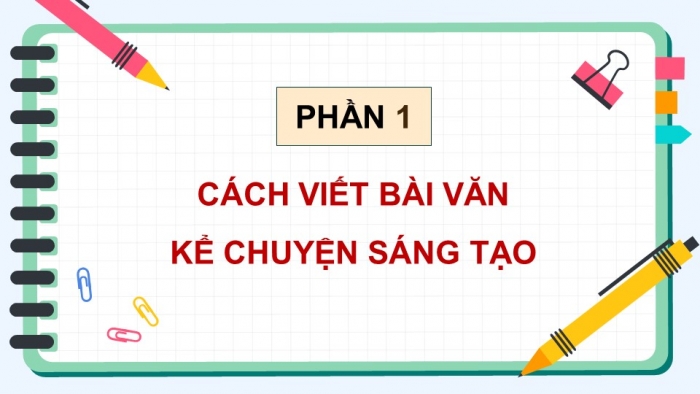 Giáo án điện tử Tiếng Việt 5 kết nối Bài 4: Viết bài văn kể chuyện sáng tạo