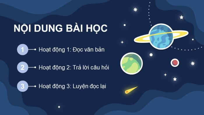 Giáo án điện tử Tiếng Việt 5 kết nối Bài 8: Hành tinh kì lạ