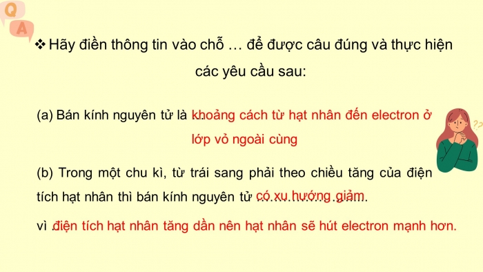 Giáo án điện tử hóa học 10 cánh diều bài 7: Xu hướng biến đổi một số tính chất của đơn chất,biến đổi thành phần và tính chất của hợp chất trong một chu kì và trong một nhóm