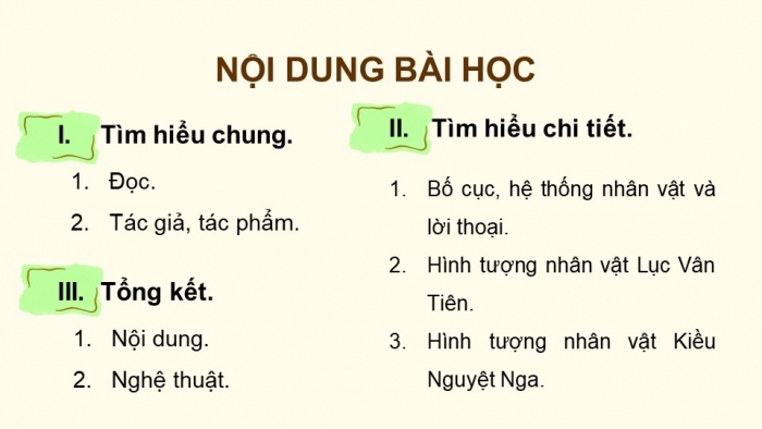 Giáo án điện tử Ngữ văn 9 kết nối Bài 3: Lục Vân Tiên đánh cướp, cứu Kiều Nguyệt Nga (trích Truyện Lục Vân Tiên, Nguyễn Đình Chiểu)