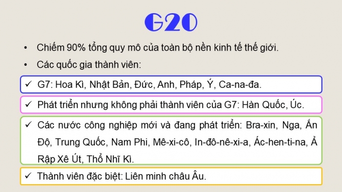 Giáo án điện tử Lịch sử 12 chân trời Bài 3: Trật tự thế giới sau Chiến tranh lạnh