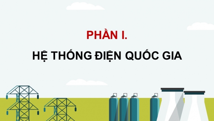 Giáo án điện tử Công nghệ 12 Điện - Điện tử Cánh diều Bài 4: Cấu trúc hệ thống điện quốc gia