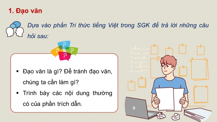 Giáo án điện tử Ngữ văn 9 chân trời Bài 2: Thực hành tiếng Việt