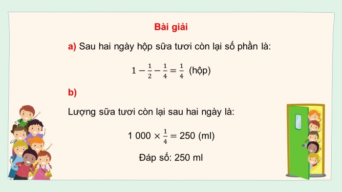 Giáo án PPT dạy thêm Toán 5 Kết nối bài 5: Ôn tập các phép tính với phân số