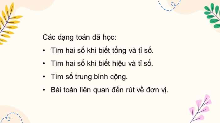 Giáo án PPT dạy thêm Toán 5 Chân trời bài 9: Bài toán giải bằng bốn bước tính