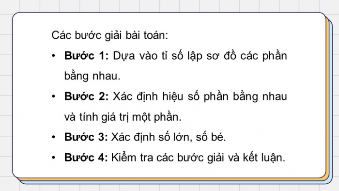 Giáo án PPT dạy thêm Toán 5 Chân trời bài 11: Tìm hai số khi biết hiệu và tỉ số của hai số đó