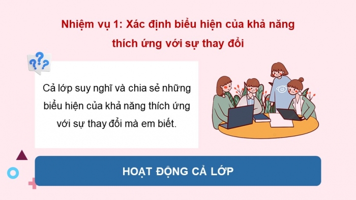 Giáo án điện tử hoạt động trải nghiệm 12 chân trời bản 2 chủ đề 1 hoạt động 3,4