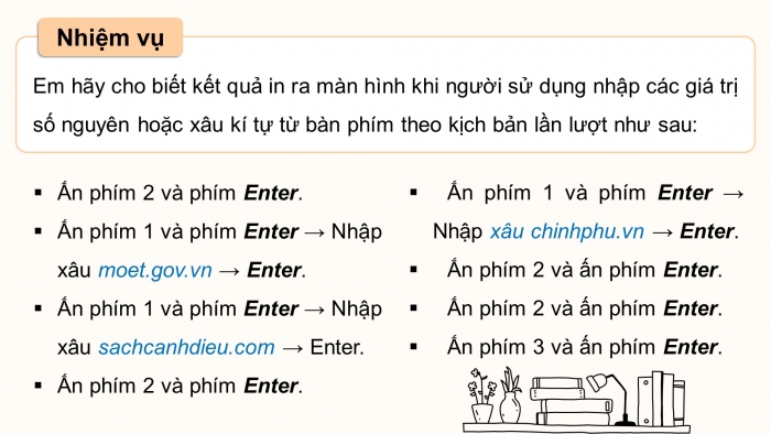 Giáo án điện tử chuyên đề Khoa học máy tính 12 cánh diều Bài 3: Thực hành kiểu dữ liệu hàng đợi và ngăn xếp