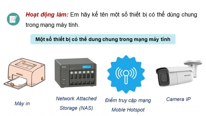 Giáo án điện tử Khoa học máy tính 12 chân trời Bài B2: Các chức năng mạng của hệ điều hành