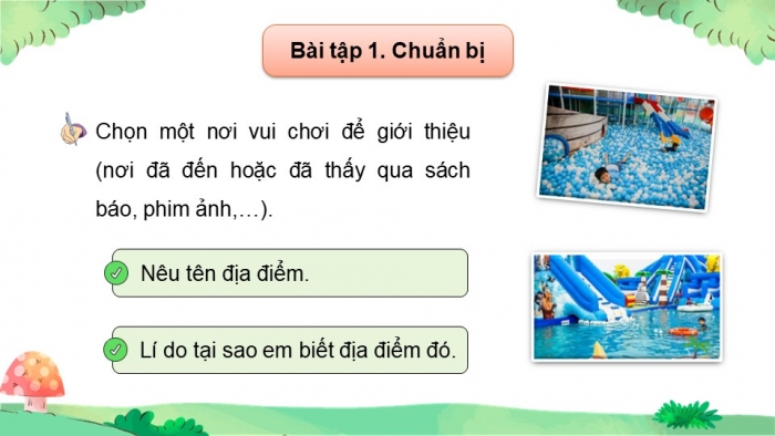 Giáo án điện tử Tiếng Việt 5 kết nối Bài 8: Những điểm vui chơi lí thú