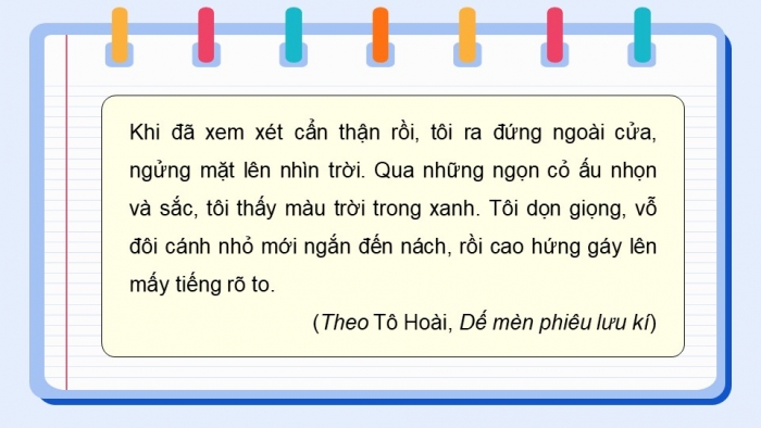 Giáo án điện tử Tiếng Việt 5 kết nối Bài Ôn tập và Đánh giá giữa học kì I (Tiết 5)