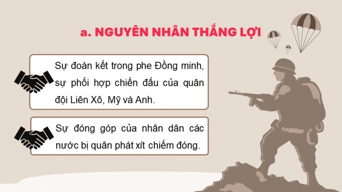 Giáo án điện tử Lịch sử 9 cánh diều bài 4: Chiến tranh thế giới thứ hai (1939 - 1945) (P3)