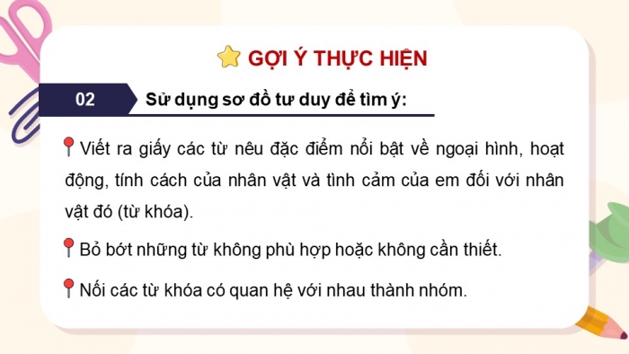 Giáo án điện tử Tiếng Việt 5 cánh diều Bài 1: Luyện tập viết đoạn văn giới thiệu một nhân vật văn học (Tìm ý, sắp xếp ý)