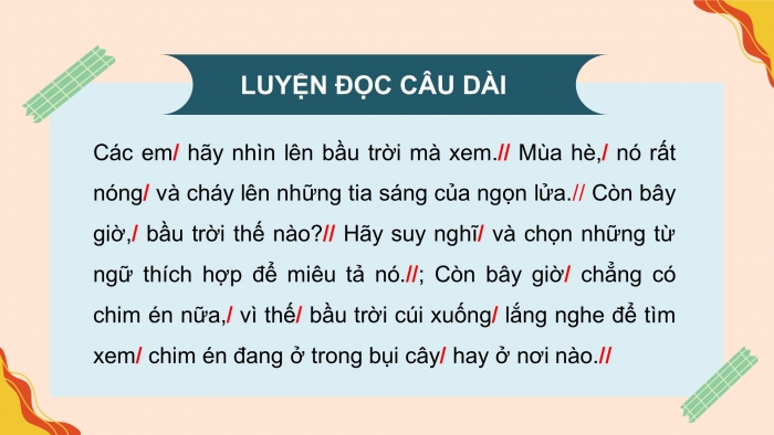 Giáo án điện tử Tiếng Việt 5 cánh diều Bài 3: Bầu trời mùa thu