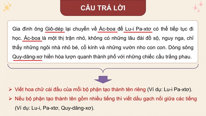 Giáo án điện tử Tiếng Việt 5 cánh diều Bài 3: Quy tắc viết tên riêng nước ngoài