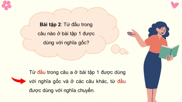 Giáo án điện tử Tiếng Việt 5 cánh diều Bài 4: Luyện tập về từ đa nghĩa