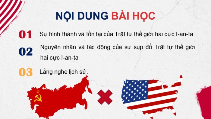 Giáo án điện tử Lịch sử 12 chân trời Bài 2: Trật tự thế giới trong Chiến tranh lạnh