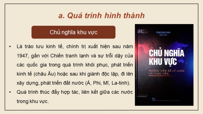 Giáo án điện tử Lịch sử 12 cánh diều Bài 4: Sự ra đời và phát triển của Hiệp hội các quốc gia Đông Nam Á (ASEAN)