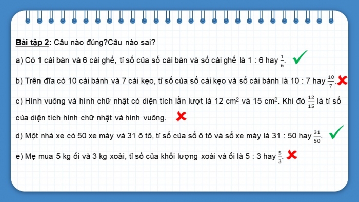 Giáo án PPT dạy thêm Toán 5 Chân trời bài 5: Tỉ số