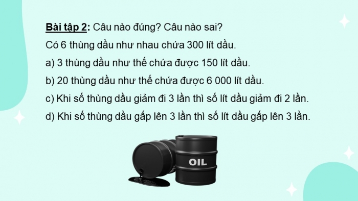 Giáo án PPT dạy thêm Toán 5 Chân trời bài 8: Ôn tập và bổ sung bài toán liên quan đến rút về đơn vị