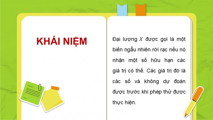 Giáo án điện tử chuyên đề toán 12 kết nối bài 1: Biến ngẫu nhiên rơi rạc và các số đặc trưng