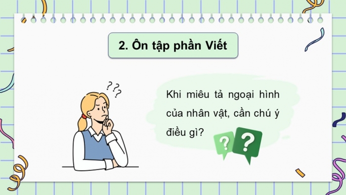 Giáo án PPT dạy thêm Tiếng Việt 5 cánh diều Bài 4: Sự tích dưa hấu, Luyện tập tả người (Tả ngoại hình)