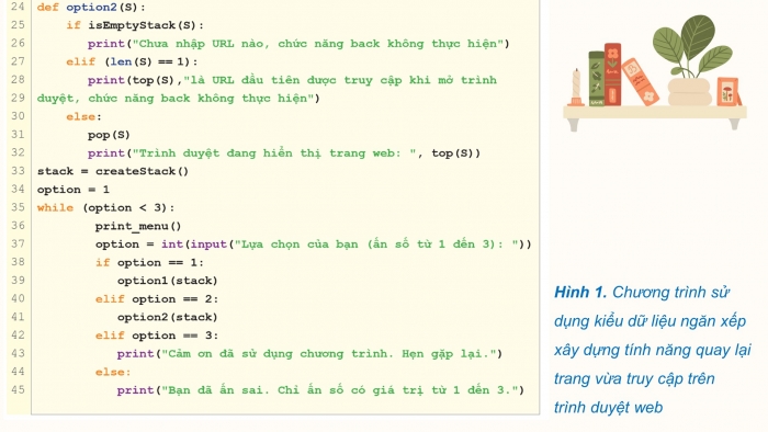 Giáo án điện tử chuyên đề Khoa học máy tính 12 cánh diều Bài 3: Thực hành kiểu dữ liệu hàng đợi và ngăn xếp