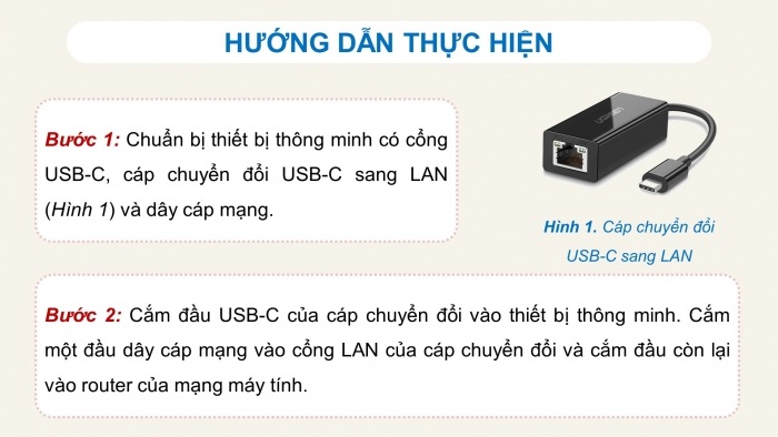 Giáo án điện tử Khoa học máy tính 12 chân trời Bài B3: Thực hành kết nối và sử dụng mạng trên thiết bị thông minh