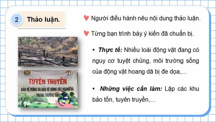 Giáo án điện tử Tiếng Việt 5 kết nối Bài 12: Bảo tồn động vật hoang dã