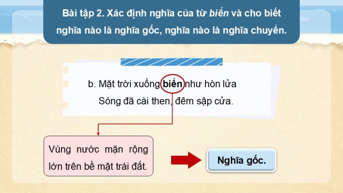 Giáo án điện tử Tiếng Việt 5 kết nối Bài 13: Từ đa nghĩa