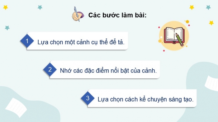 Giáo án điện tử Tiếng Việt 5 kết nối Bài 15: Viết bài văn tả phong cảnh