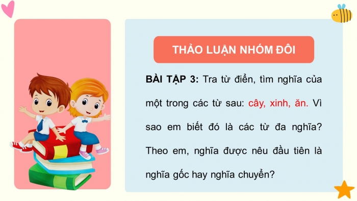 Giáo án điện tử Tiếng Việt 5 cánh diều Bài 4: Luyện tập về từ đa nghĩa