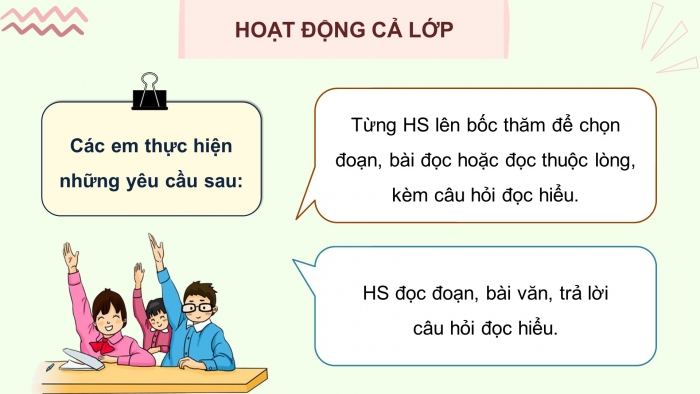 Giáo án điện tử Tiếng Việt 5 cánh diều Bài 5: Ôn tập giữa học kì I (Tiết 1 + 2)