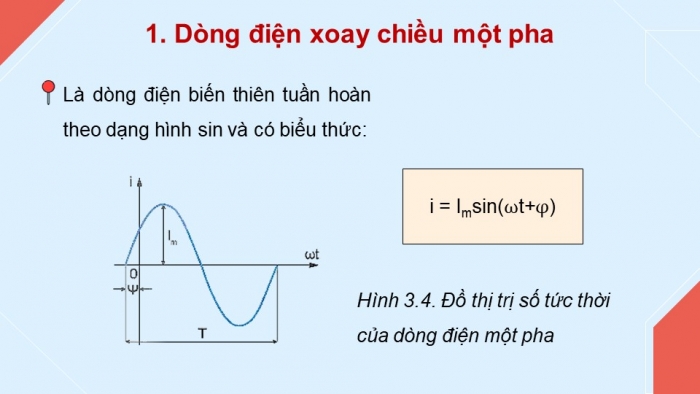 Giáo án điện tử Công nghệ 12 Điện - Điện tử Kết nối Bài 3: Mạch điện xoay chiều ba pha