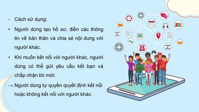 Giáo án điện tử bài 2: Thực hành sử dụng mạng xã hội