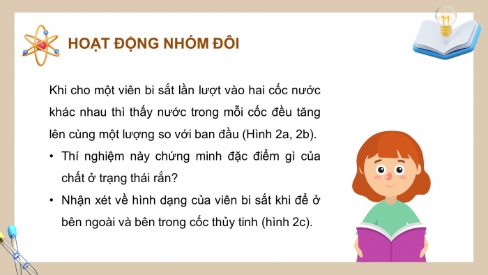 Giáo án điện tử Khoa học 5 cánh diều Bài 3: Sự biến đổi trạng thái của chất