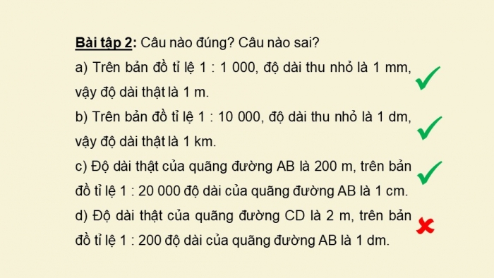 Giáo án PPT dạy thêm Toán 5 Chân trời bài 15: Tỉ lệ bản đồ