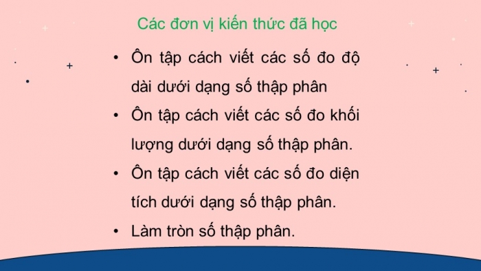 Giáo án PPT dạy thêm Toán 5 Chân trời bài 27: Em làm được những gì?