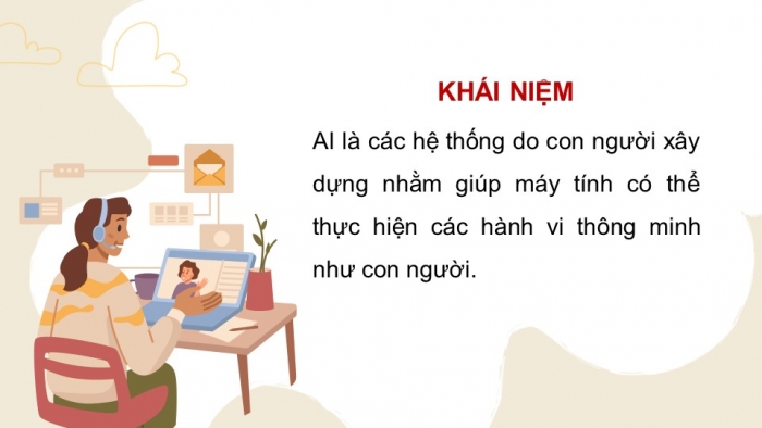 Giáo án điện tử Khoa học máy tính 12 chân trời Bài A1: Giới thiệu Trí tuệ nhân tạo