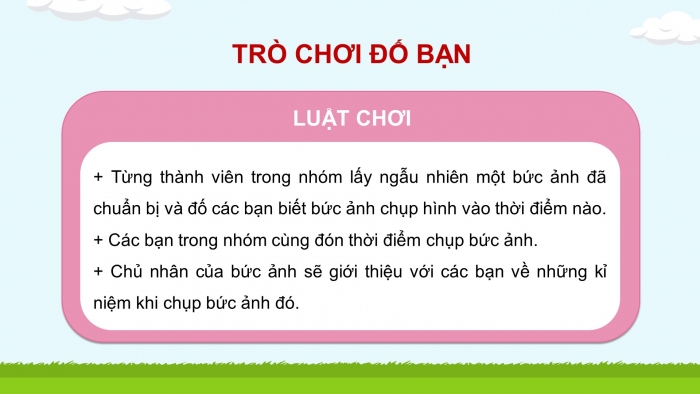 Giáo án điện tử Hoạt động trải nghiệm 5 cánh diều Chủ đề 2: Hành trình khôn lớn - Tuần 5