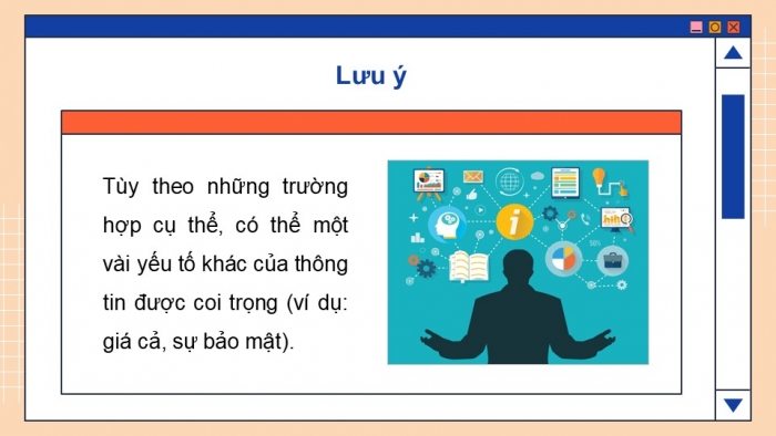 Giáo án điện tử Tin học 9 cánh diều Chủ đề C Bài 2: Chất lượng thông tin khi tìm kiếm, tiếp nhận và trao đổi thông tin