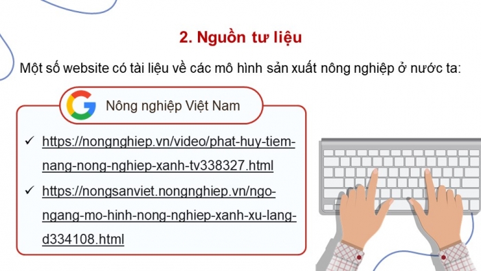 Giáo án điện tử Địa lí 9 cánh diều Bài 5: Thực hành Viết báo cáo ngắn về mô hình sản xuất nông nghiệp