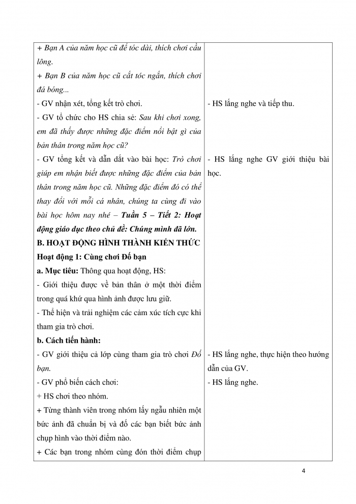 Giáo án và PPT Hoạt động trải nghiệm 5 cánh diều Chủ đề 2: Hành trình khôn lớn - Tuần 5