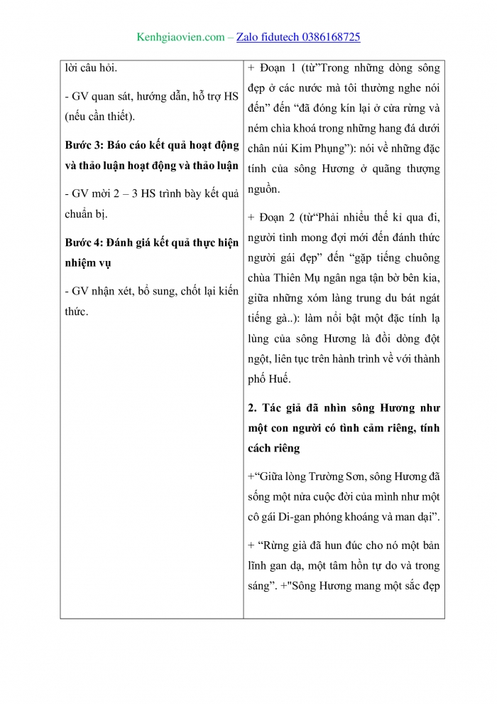 Giáo án và PPT Ngữ văn 11 kết nối Bài 7: Ai đã đặt tên cho dòng sông? (Trích – Hoàng Phủ Ngọc Tường)