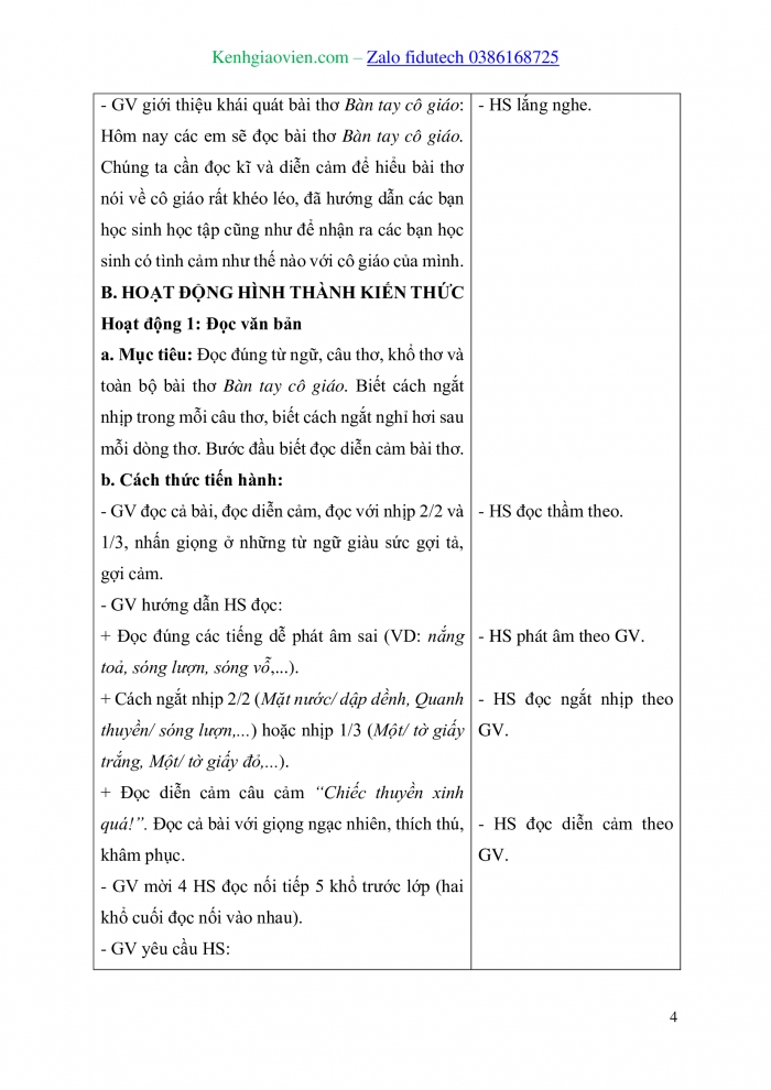 Giáo án và PPT Tiếng Việt 3 kết nối Bài 13: Nghe – viết Nghe thầy đọc thơ; Phân biệt l/n, ăn/ăng