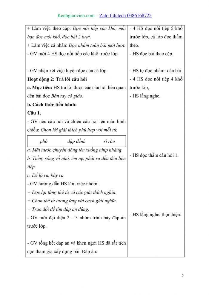 Giáo án và PPT Tiếng Việt 3 kết nối Bài 13: Nghe – viết Nghe thầy đọc thơ; Phân biệt l/n, ăn/ăng