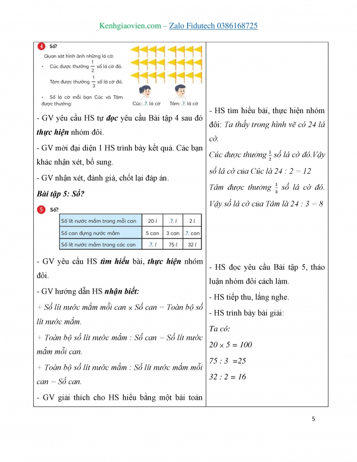 Giáo án và PPT Toán 3 chân trời bài Em làm được những gì? (Chương 2) (2)